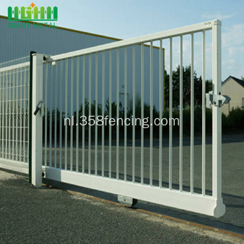 PVC gecoate gegalvaniseerde gelaste schuifpoorten hek Gate